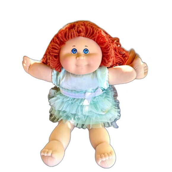Cabbage Patch Kids 2009 PA 41 Baby Girl Doll Red Yarn Hair Blue Eyes